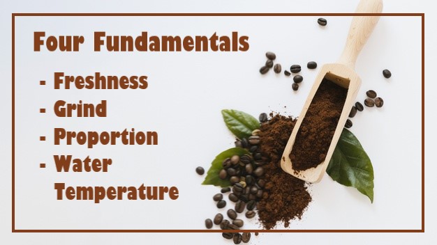 Four Fundamentals of Brewing Coffee